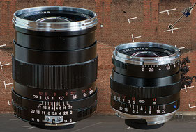 Distagon T* 2,0/35 ZF (links) versus Biogon T* 2,0/35 ZM: Welches ZEISS-Objektiv ist besser?