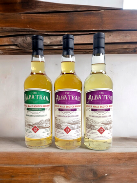 v.l. The Alba Trail Benrinnes, Glencadam & Teaninich