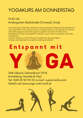 Entspannen mit Yoga