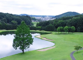 広陵カントリークラブ (名物ホール) 東コース 3番PAR4 & 4番PAR3