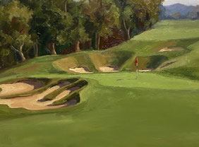カレドニアゴルフクラブ 17番 PAR3 (名物ホール)
