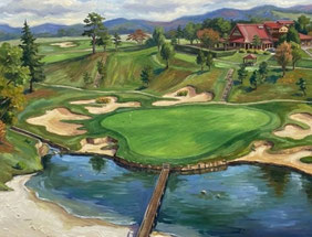 ジュンクラシックカントリークラブ (名物ホール) 18番 PAR5