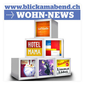 Presseveröffentlichung "Blick am Abend" 13.05.2011, Würfelleuchten von Licht.Spiel-Haus.com
