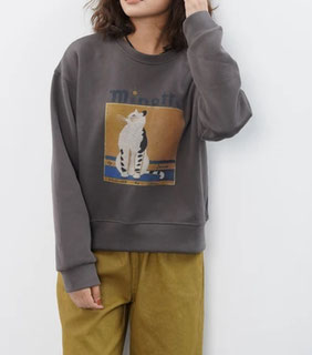 CATイラストプリント カットソー  フォーユー価格　2,980円（税込）  大人スウェットです  