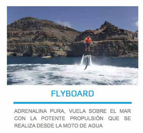 flyboard en las palmas