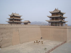 Jiayuguan-Chinese-muur-China-fort-zandsteen