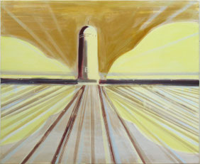 Bright! 95x115cm olieverf op doek 1998. Basisstipendium, Fonds voor Beeldende Kunsten Vormgeving en Bouwkunst Amsterdam 1999