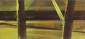 Zonder titel 30x65cm acryl op katoen 2005