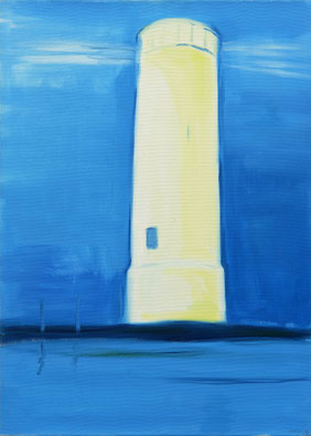 Zonder titel 90x65cm olieverf op canvas 1998