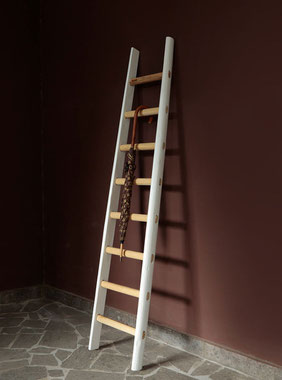 Scala in legno porta asciugamani - Ladder decor home