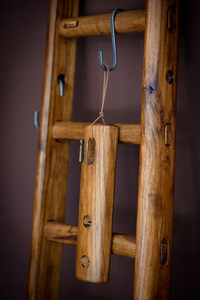 Scala a pioli in legno vintage - Vintage ladder for home decor