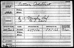 U.S., Civil War Pension Index: General Index to Pension Files, 1861-1934  (click to enlarge)