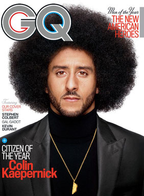 Footballspieler Colin Kaepernick auf dem GQ-Cover