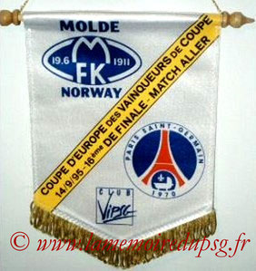 Fanion PSG-Molde FK  1995-96