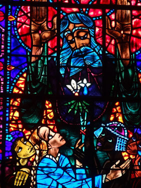 Glasmosaik aus der Kathedrale