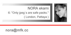 (Your message to Nora Ekami)