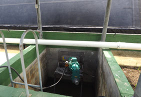 Covered lagoon digester - mixer - agitator - biogas - agitador biodigestor