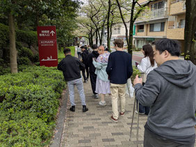 目黒駅からスタートし、目黒川周辺を回りました