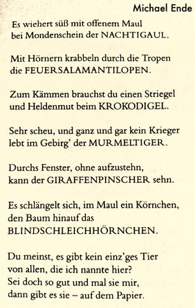 Aus dem Buch "Kamelefant und Dromedackel"