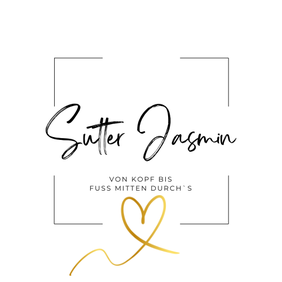 Logo Sutter Jasmin von Kopf bis Fuss mitten durch das Herz