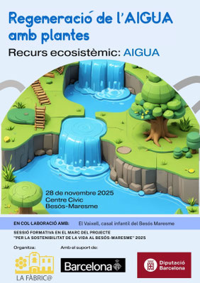 Cartell Taller infantil de l'aigua- Nov 2025