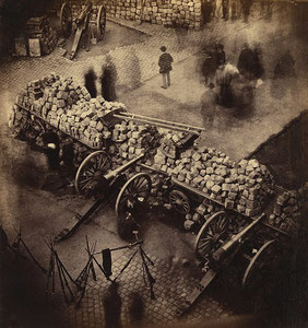'Barricade, Paris 1871' by Pierre-Ambrose Richebourg.