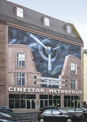 Gert Neuhaus Wandbild/Mural Frankfurt-Metropolis