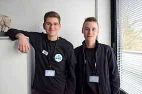 Joshua Lauscher und Mike Brand