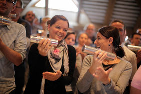 Bild teambegeisterter Mitarbeiter
