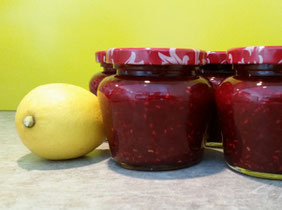Baby-led Weaning Rezept. Himbeeraufstrich zuckerfrei