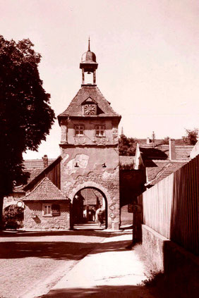 Tor in Sommerhausen 1961