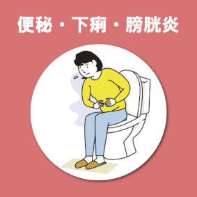 便秘、下痢、膀胱炎の改善例