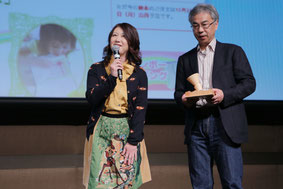 受賞者コメントの一枚