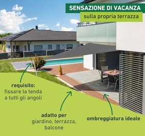 vela #impermeabile #tenda #triangolare #grigia