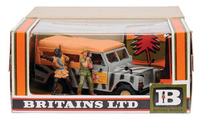 Grey Britains LWB Safari Landrover variant 1