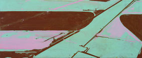 Zonder titel olie op canvas 40x100cm 2018