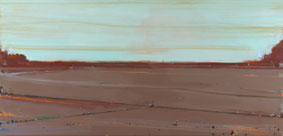 Dutch Landscape 70x145cm olie op canvas 2008 (Privé collectie Aschheim Duitsland)