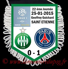Fanion  Saint-Etienne-PSG  2014-15