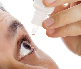 Photo of Person using a Ocular Drug Delivery