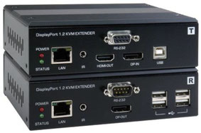 DP1.2/USB2.0 CAT/MMF/SMF 延長器 外観