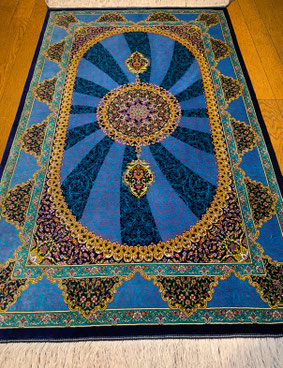 QUM silk  ザロチャラクサイズ　約120ｘ80　MUSAVI工房
