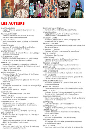LES AUTEURS - BAYEUX, JOYAU DU GOTHIQUE NORMAND