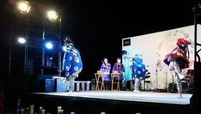 岳の幟 から「三頭獅子舞」