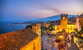 Taormina Sunset Walking Tour with Aperitif on Rooftop Terrace, The White Lotus, White Lotus filming locations, White Lotus Sicily, Taormina tour, Sicily guide