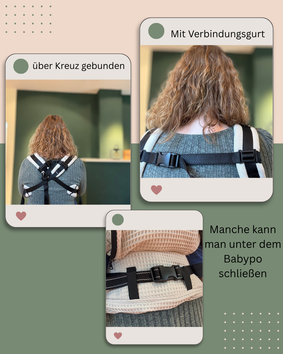 Fullbuckle Babytrage - Verschlussarten