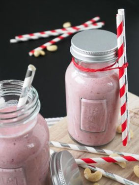 Himbeer-Cashew-Smoothie