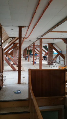 Damals befand sich das Internat im Dachgeschoss des Schulgebäudes. Foto: Vincence Stenmans