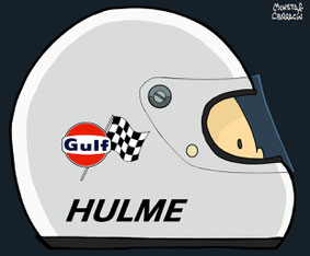 Denny HULME by Muneta & Cerracín