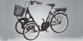 Einkäufe transportieren mit dem Frontdreirad