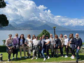 The first group of Travelers, Punta Spartivento, Bellagio